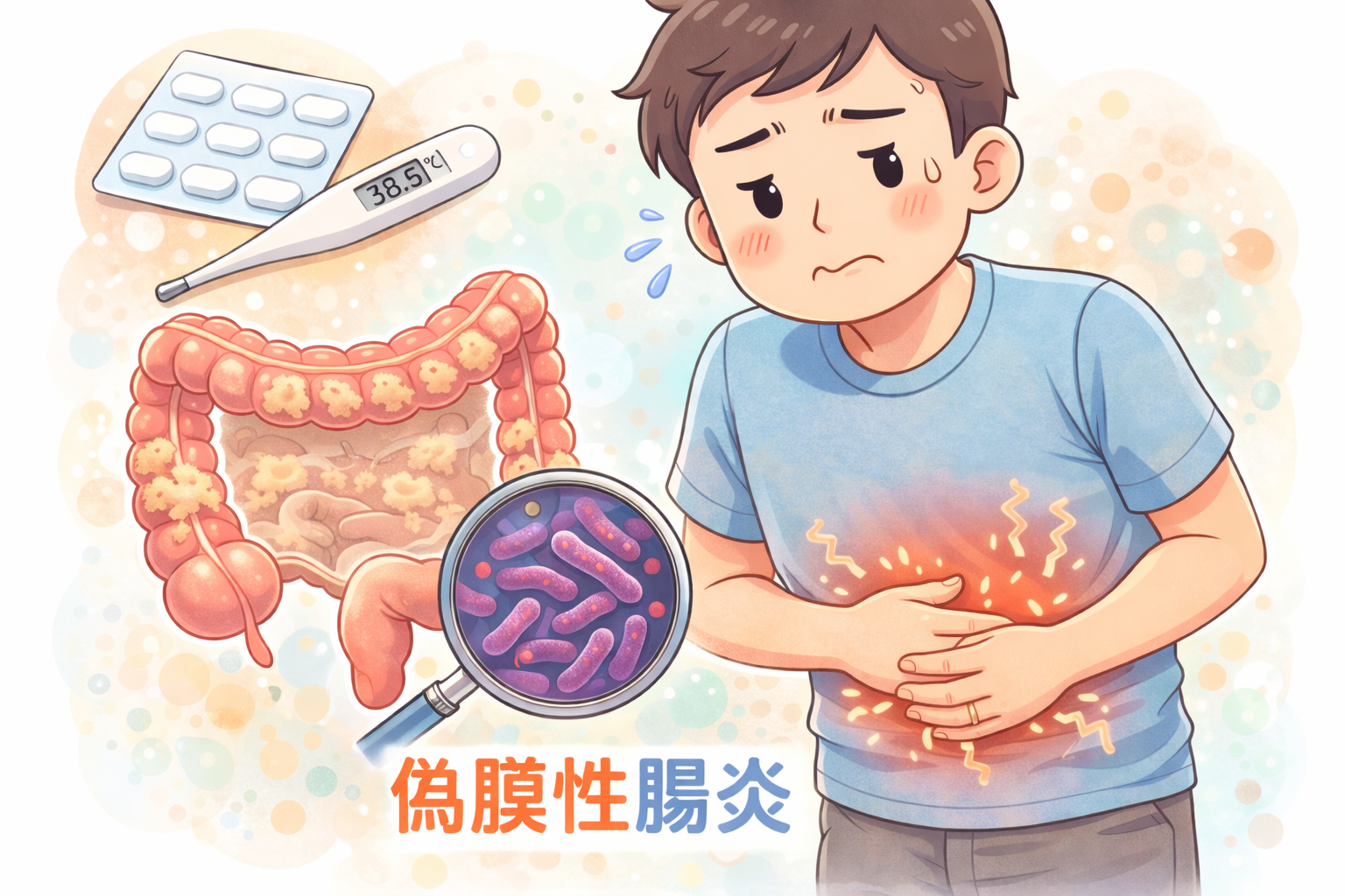 その下痢、抗生物質のあとではありませんか？